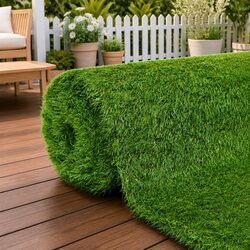 Artificial Grass Mat 1x5m 40mm Pile Height Garden Lawn Patio Balcony Decor