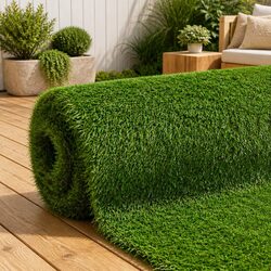 Artificial Grass 40mm Green Turf Indoor Outdoor Garden Patio Balcony Lawn