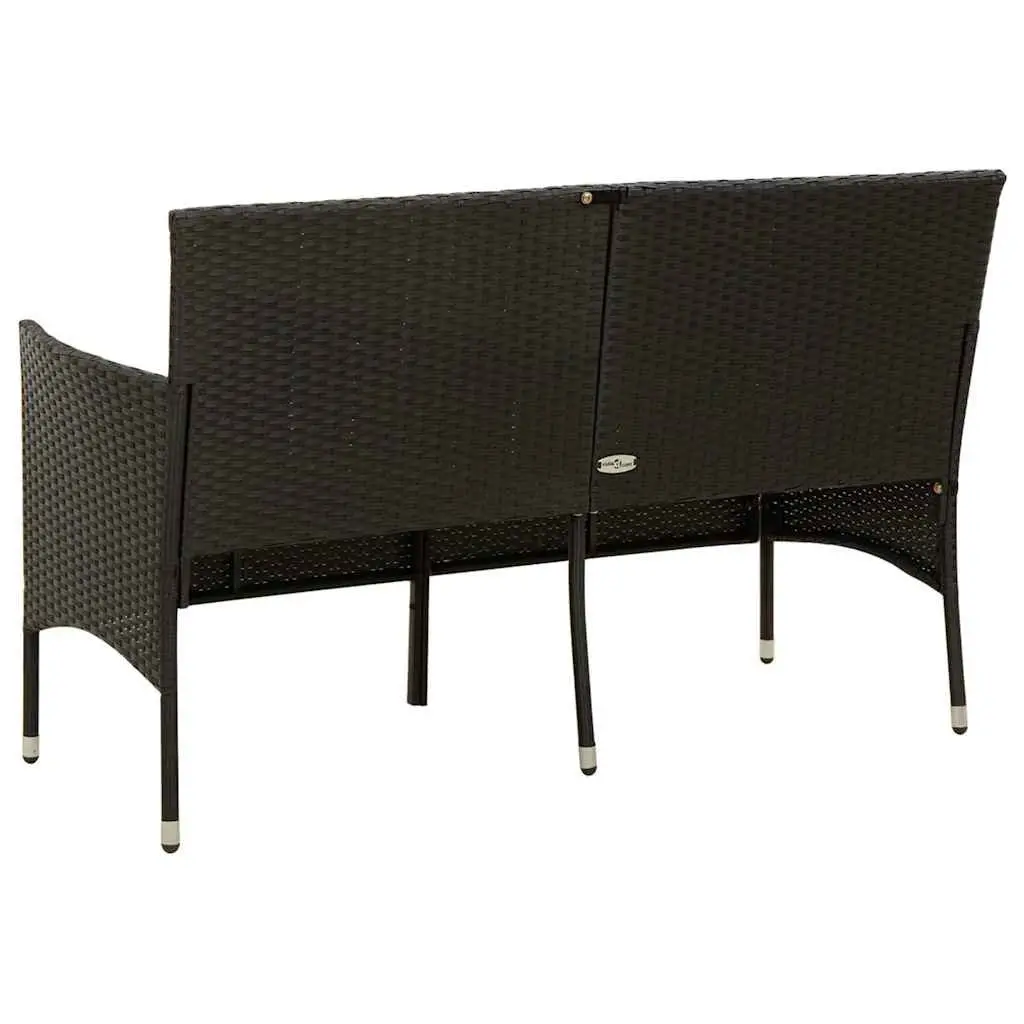 3-Seater Outdoor Garden Sofa with Cushions