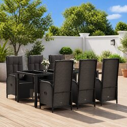Premium 7-Piece Outdoor Dining Set with Cushions