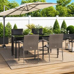 Elegant 5 Piece Garden Dining Set for Outdoor Spaces