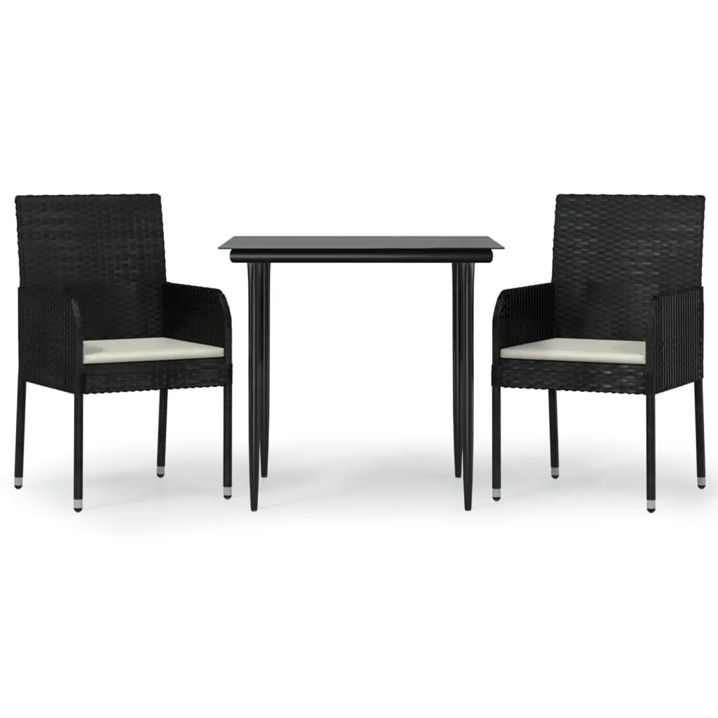 3 Piece Garden Dining Set for Outdoor Spaces