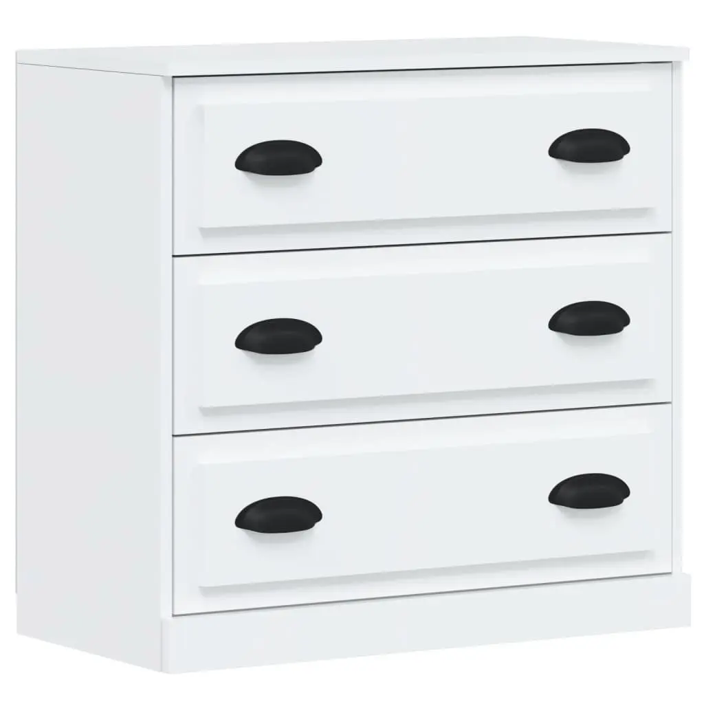 White High Gloss 3-Piece Sideboard Set
