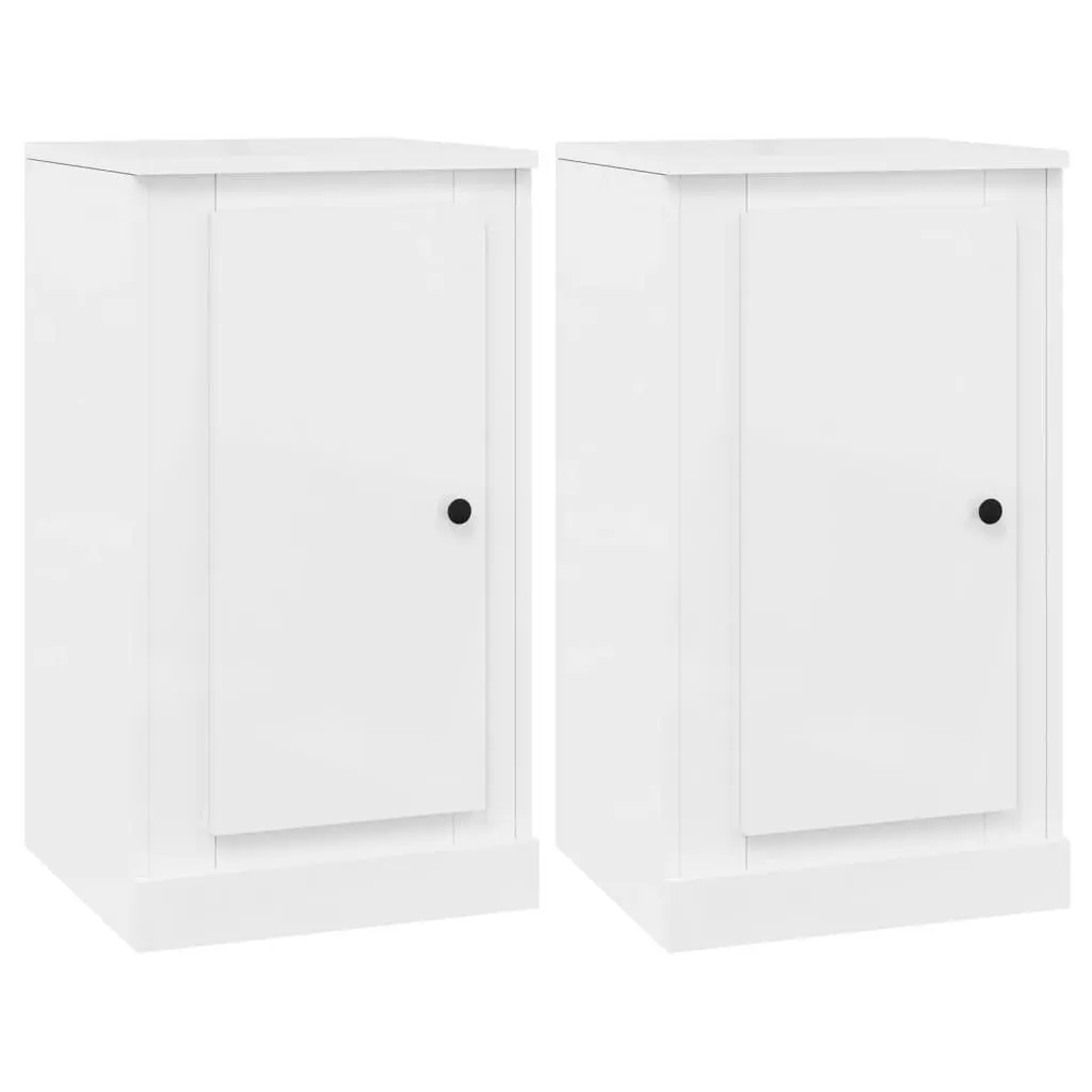 White High Gloss 3-Piece Sideboard Set