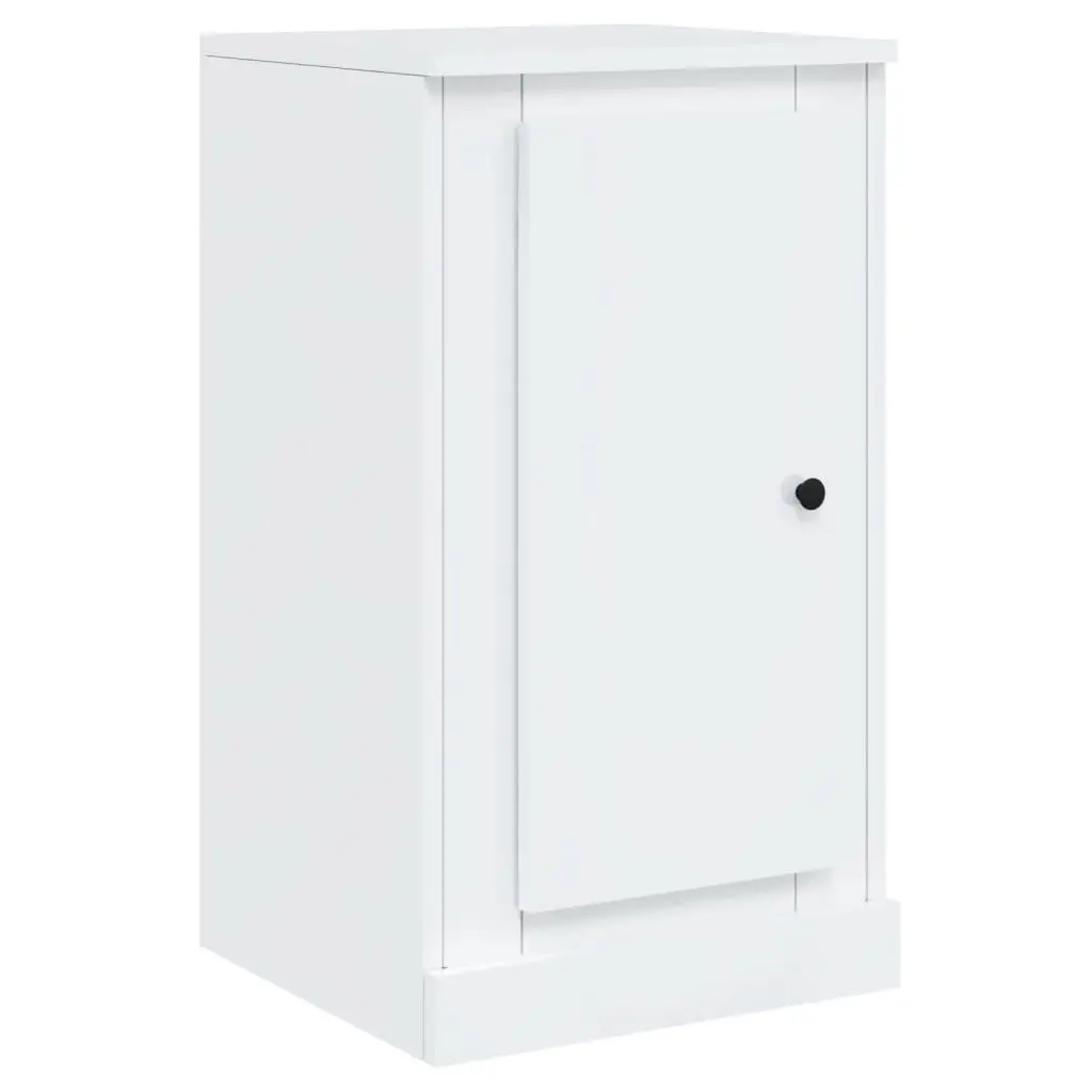 White High Gloss Sideboards Set of 3