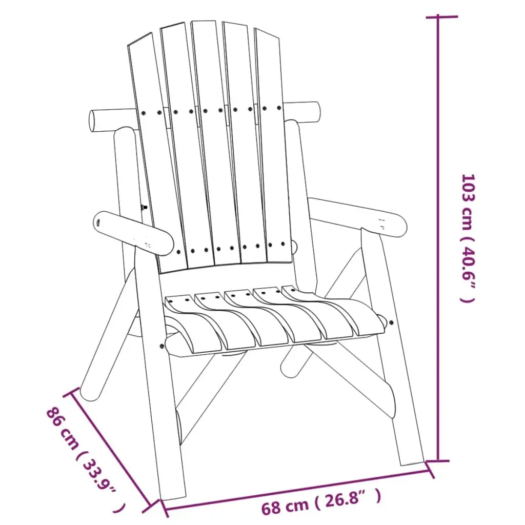 4 Piece Garden Set Solid Spruce Wood Brown Chairs Bench Table Outdoor Furniture