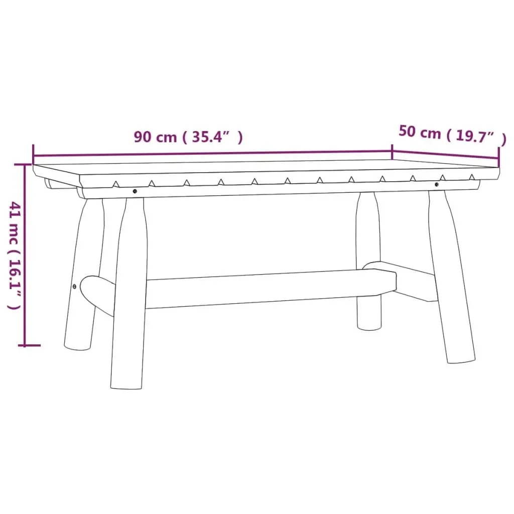 3 Piece Outdoor Lounge Set Solid Spruce Wood Brown