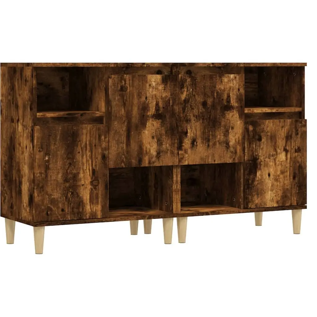 Brown Engineered Wood Sideboard Cabinet