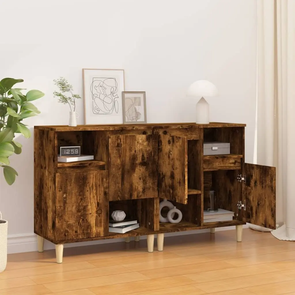Brown Engineered Wood Sideboard Cabinet