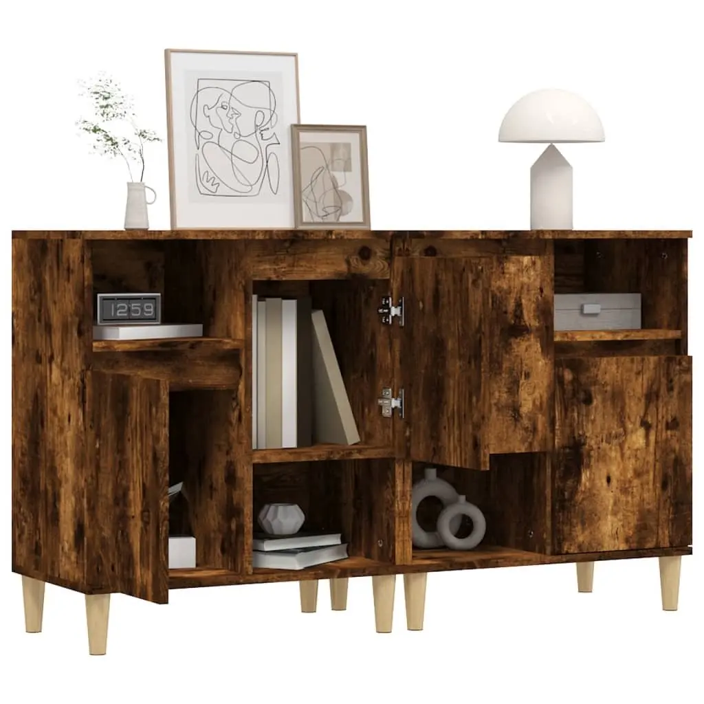 Brown Engineered Wood Sideboard Cabinet