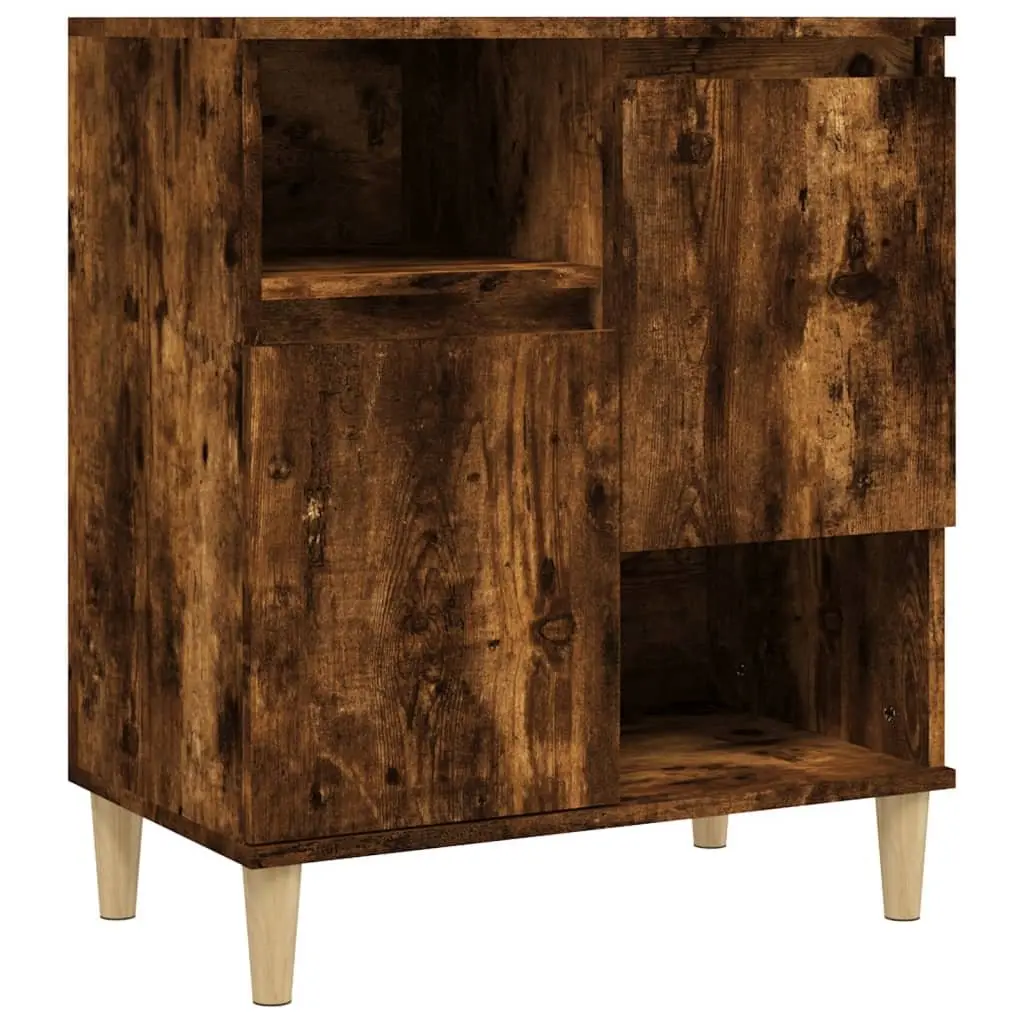 3-Piece Sideboard Cabinet in Brown Engineered Wood