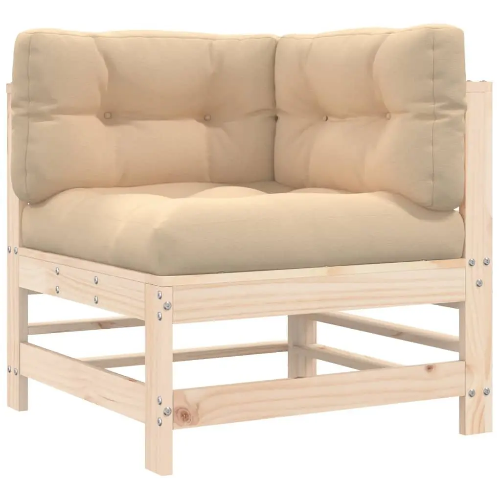 6 Piece Garden Lounge Set with Soft Cushions