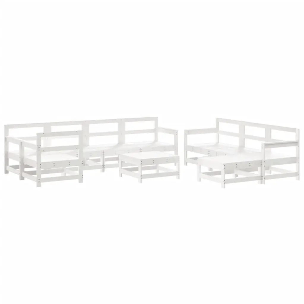 10 Piece Outdoor Lounge Set with Cushions
