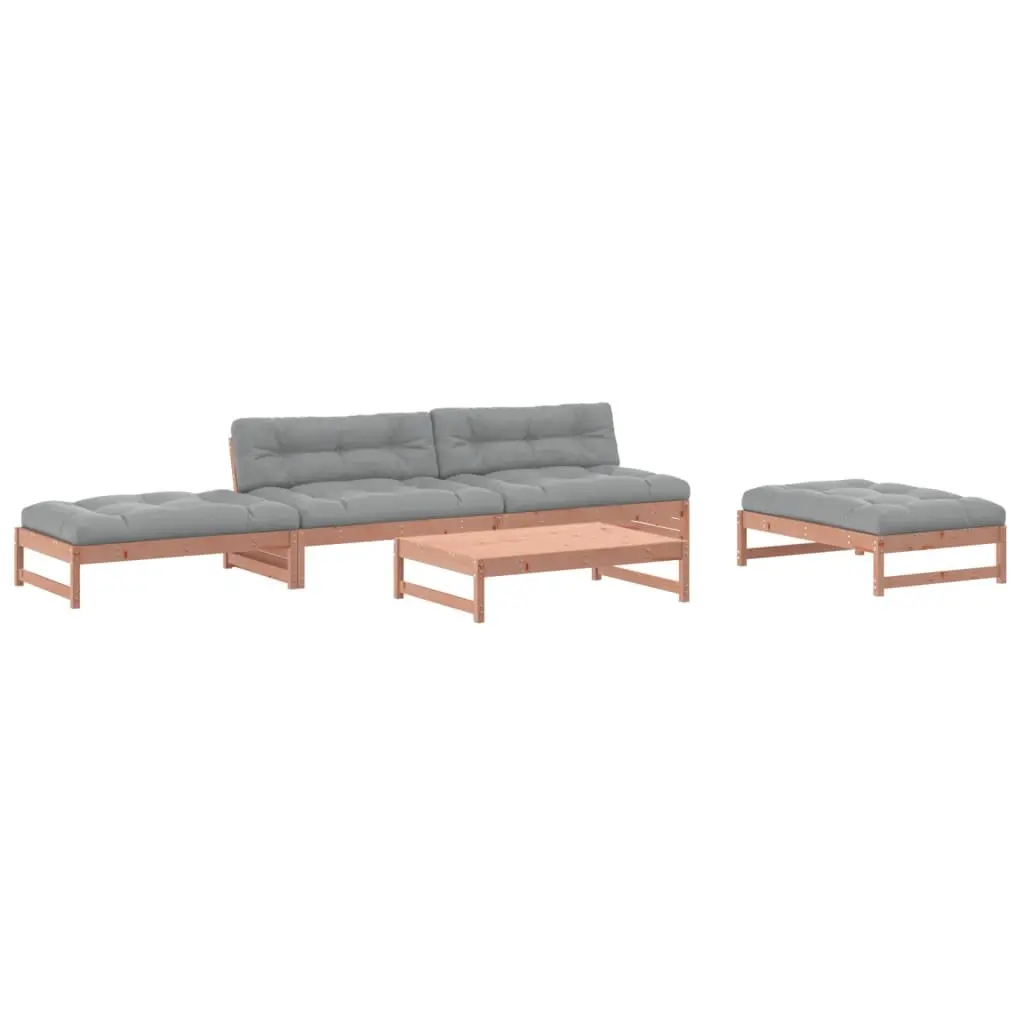 5 Piece Garden Lounge Set with Cushions