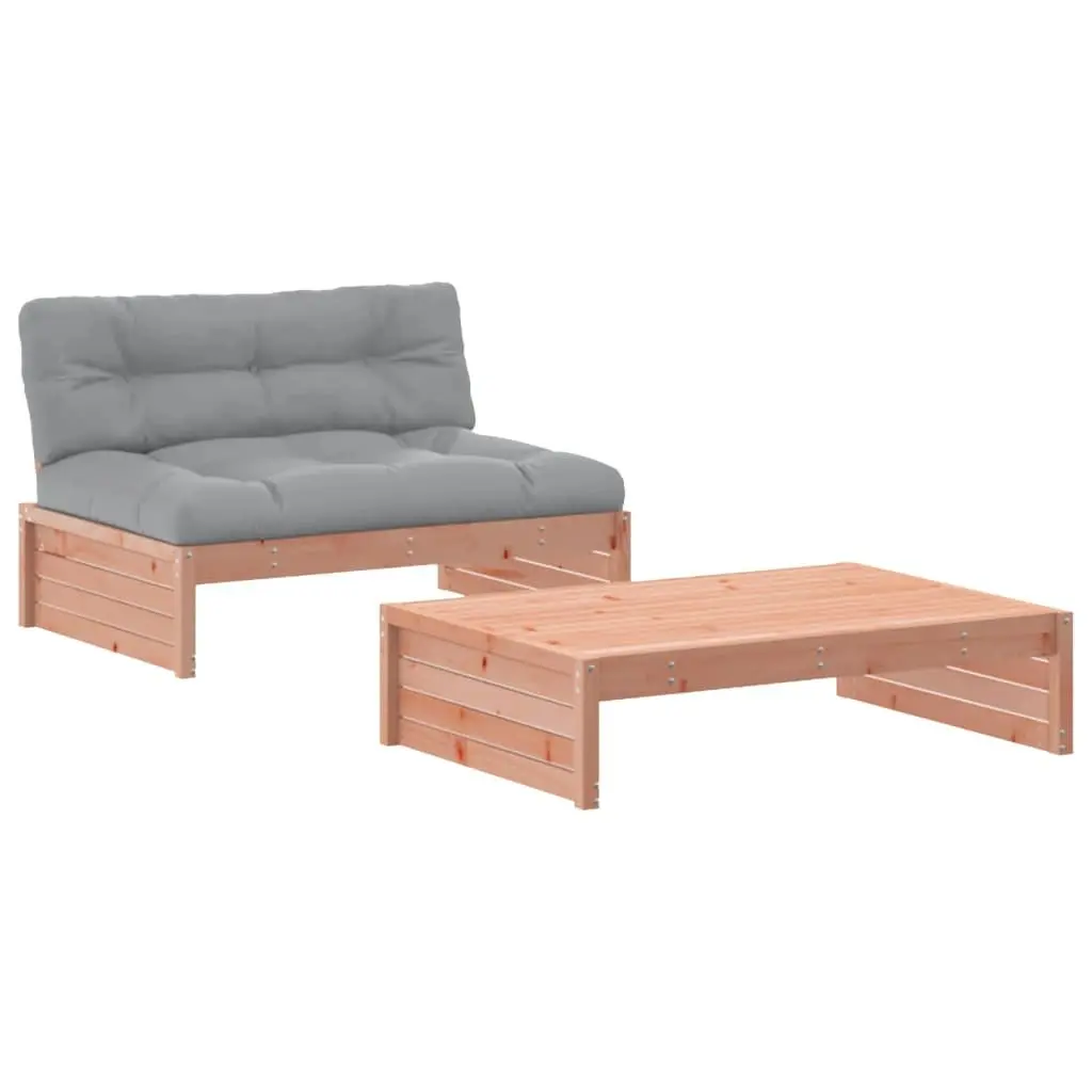 2 Piece Garden Lounge Set for Outdoor Relaxation