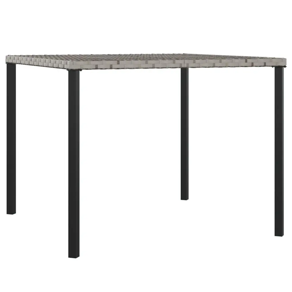 6-Piece Grey Garden Dining Set with Cushions