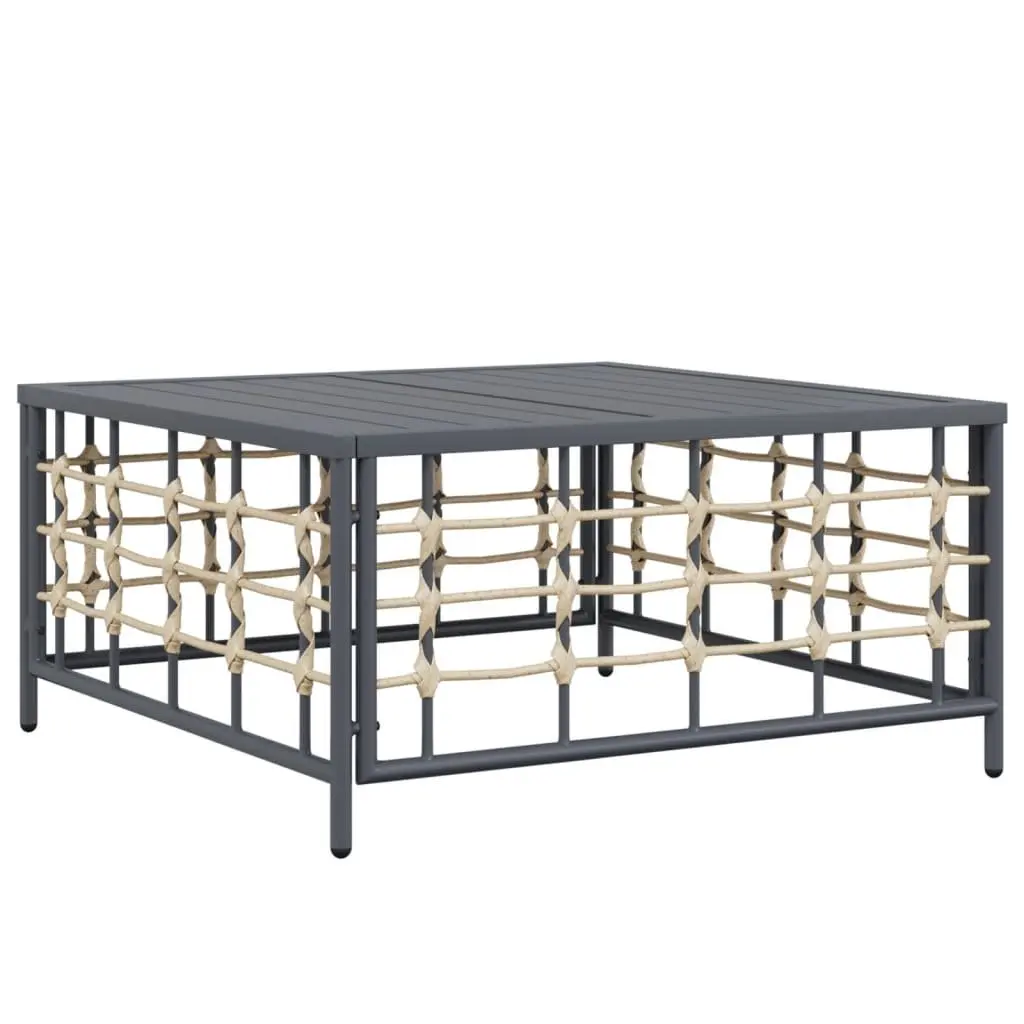 9-Piece Poly Rattan Outdoor Lounge Set