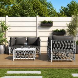 Premium 5 Piece Modular Garden Lounge Set with Cushions