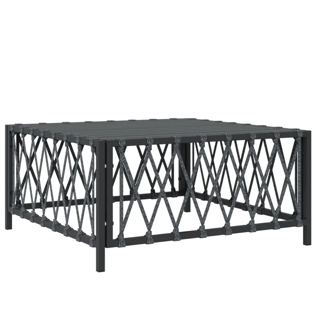Garden Lounge Set 6-Piece Modular Sofa in Anthracite