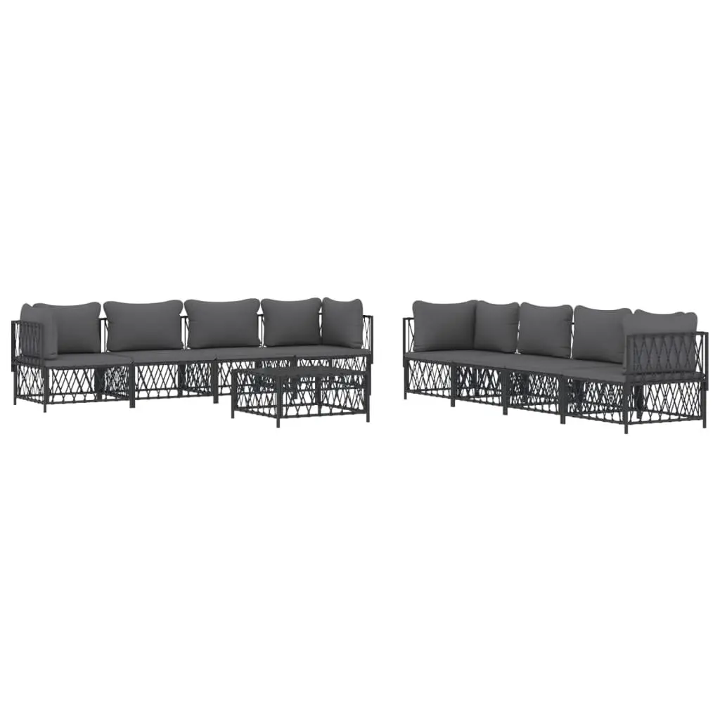 9 Piece Anthracite Garden Lounge Set