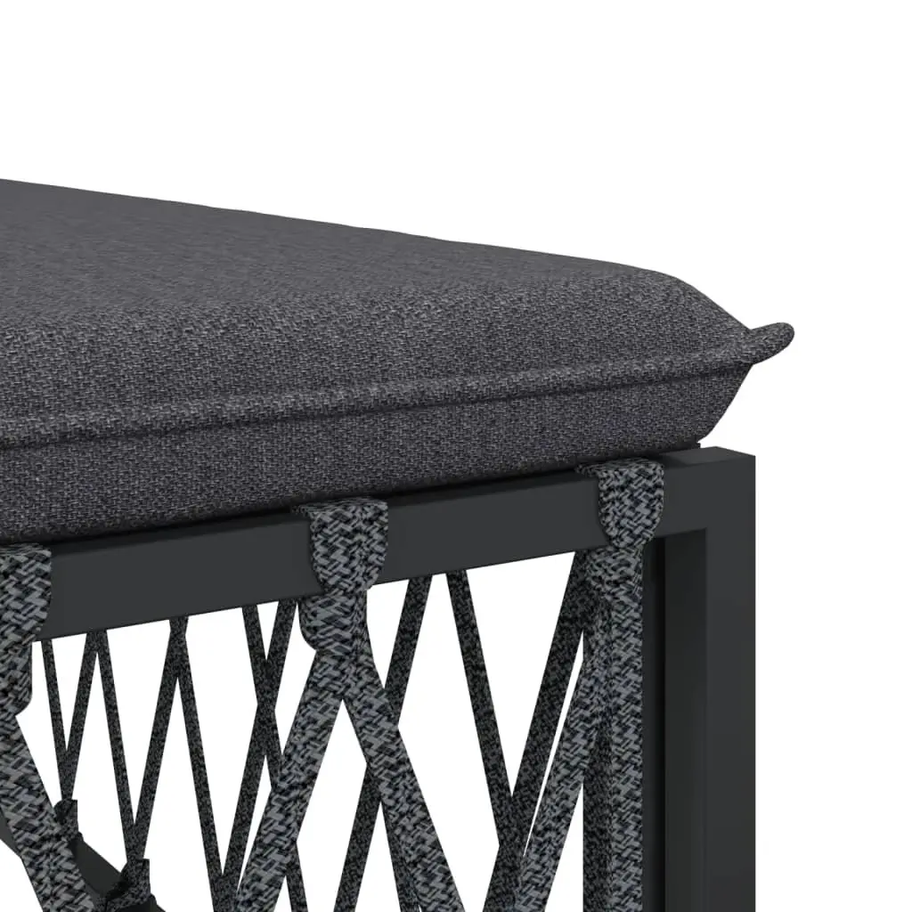 4 Piece Garden Lounge Set in Anthracite