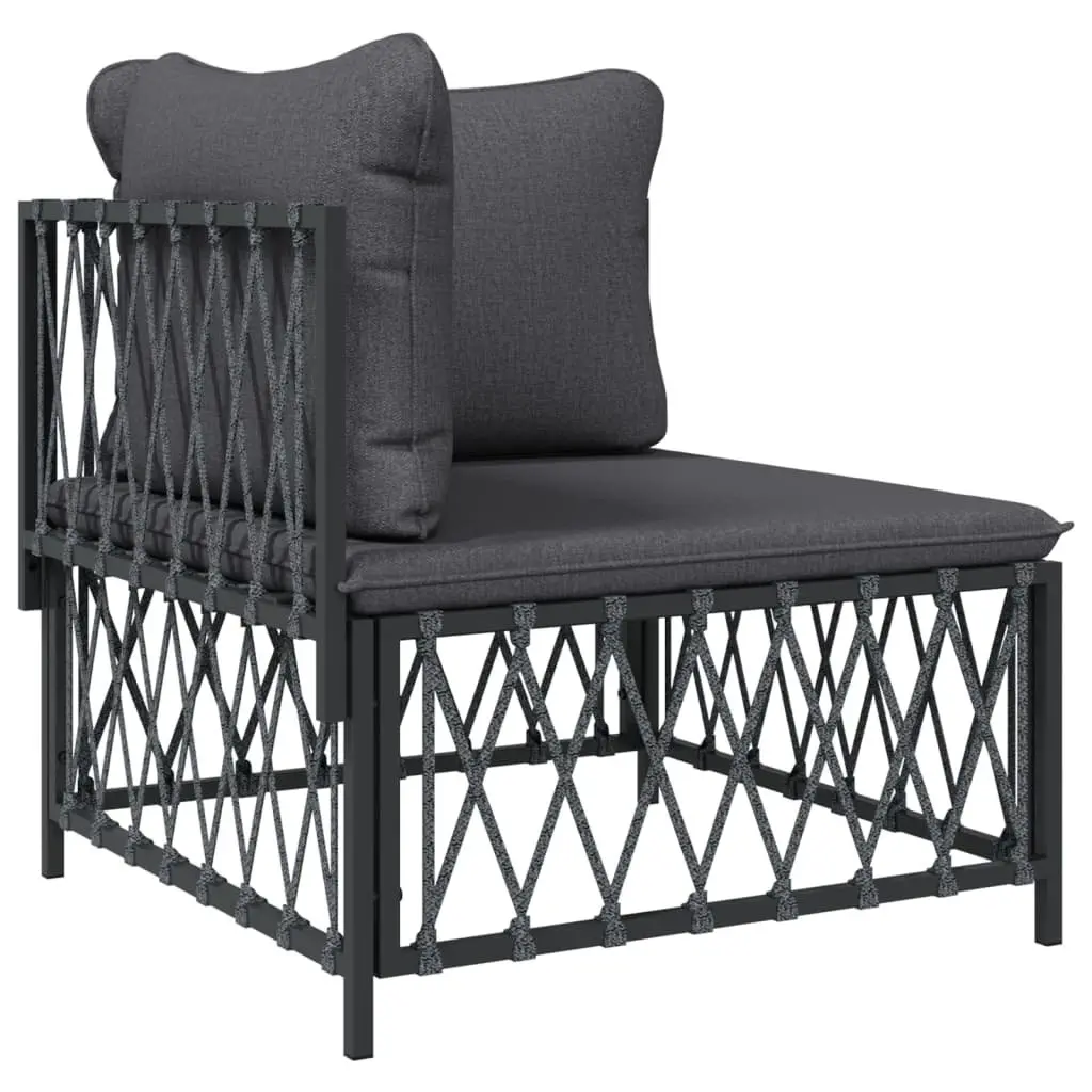 7-Piece Modular Garden Lounge Set with Cushions