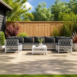 Premium 8-Piece Modular Garden Lounge Set with Cushions