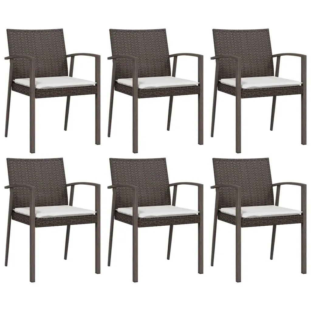 7 Piece Outdoor Dining Set with Steel Frame