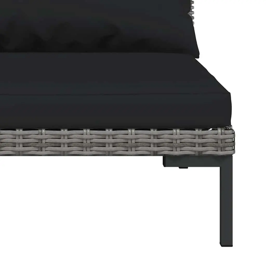 3-Piece Outdoor Sectional Sofa Set with Cushions