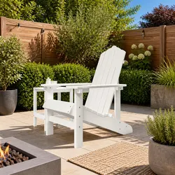 Durable Outdoor Adirondack Chair for Garden and Patio
