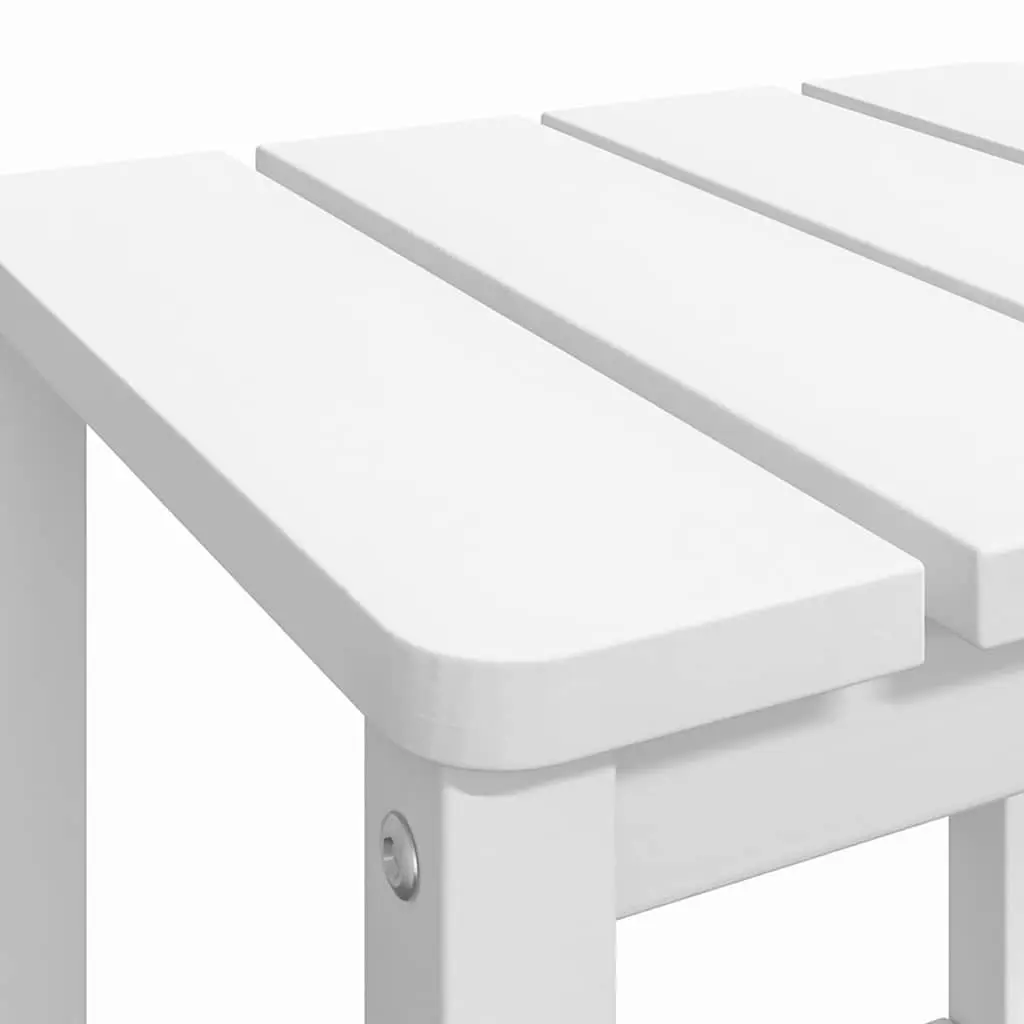 Adirondack Table HDPE 38x38x46cm White