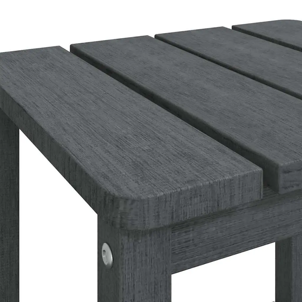 Anthracite Garden Adirondack Side Table