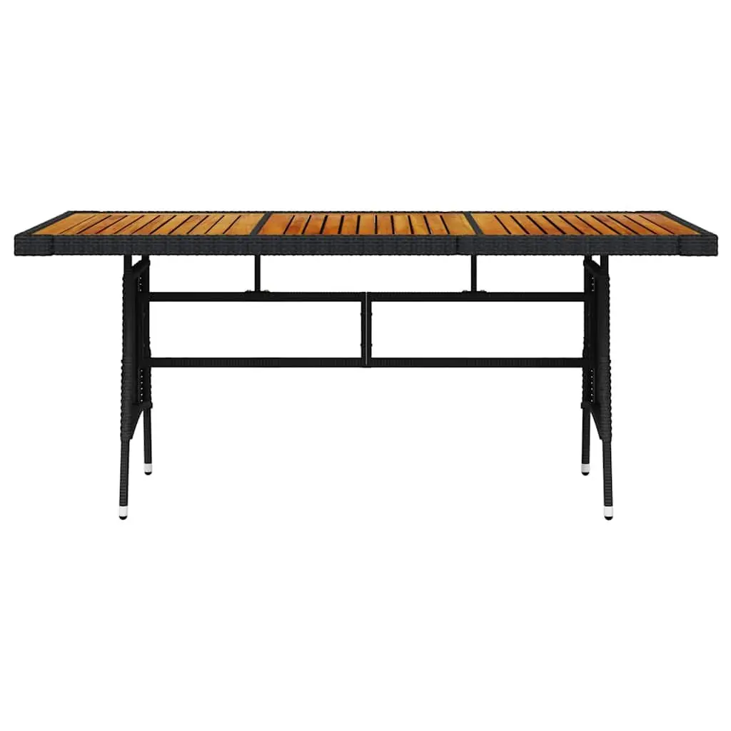 Garden Dining Table with Acacia Wood Top