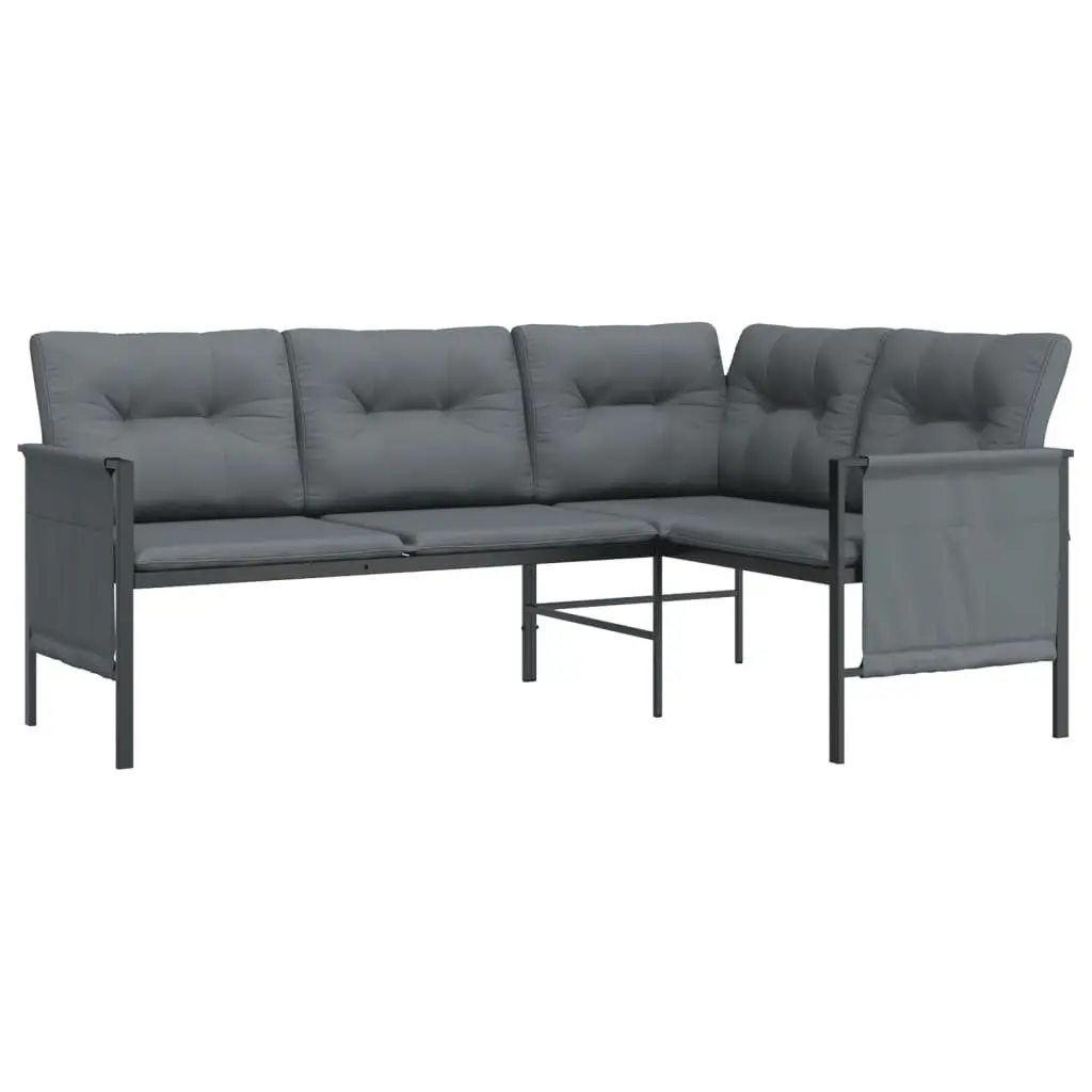 2 Piece Anthracite Garden Dining Set