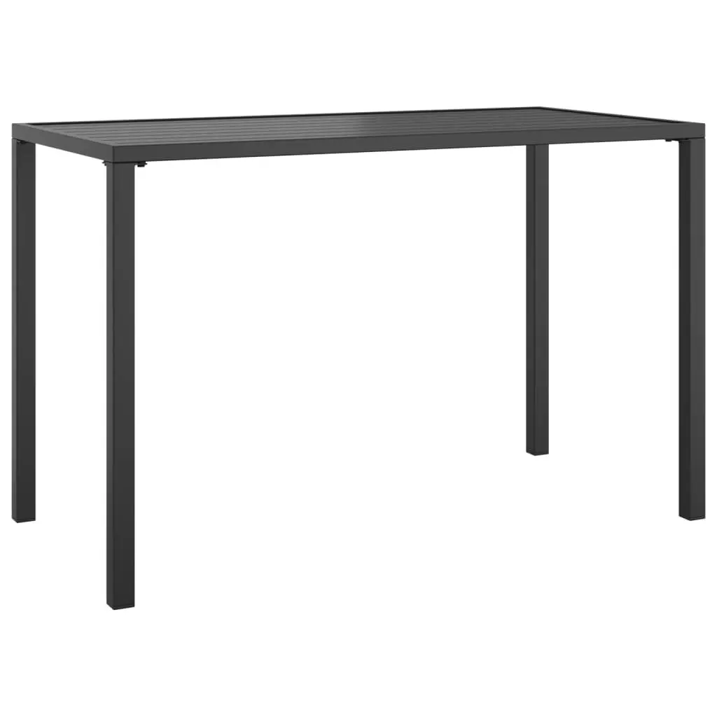 2 Piece Anthracite Garden Dining Set
