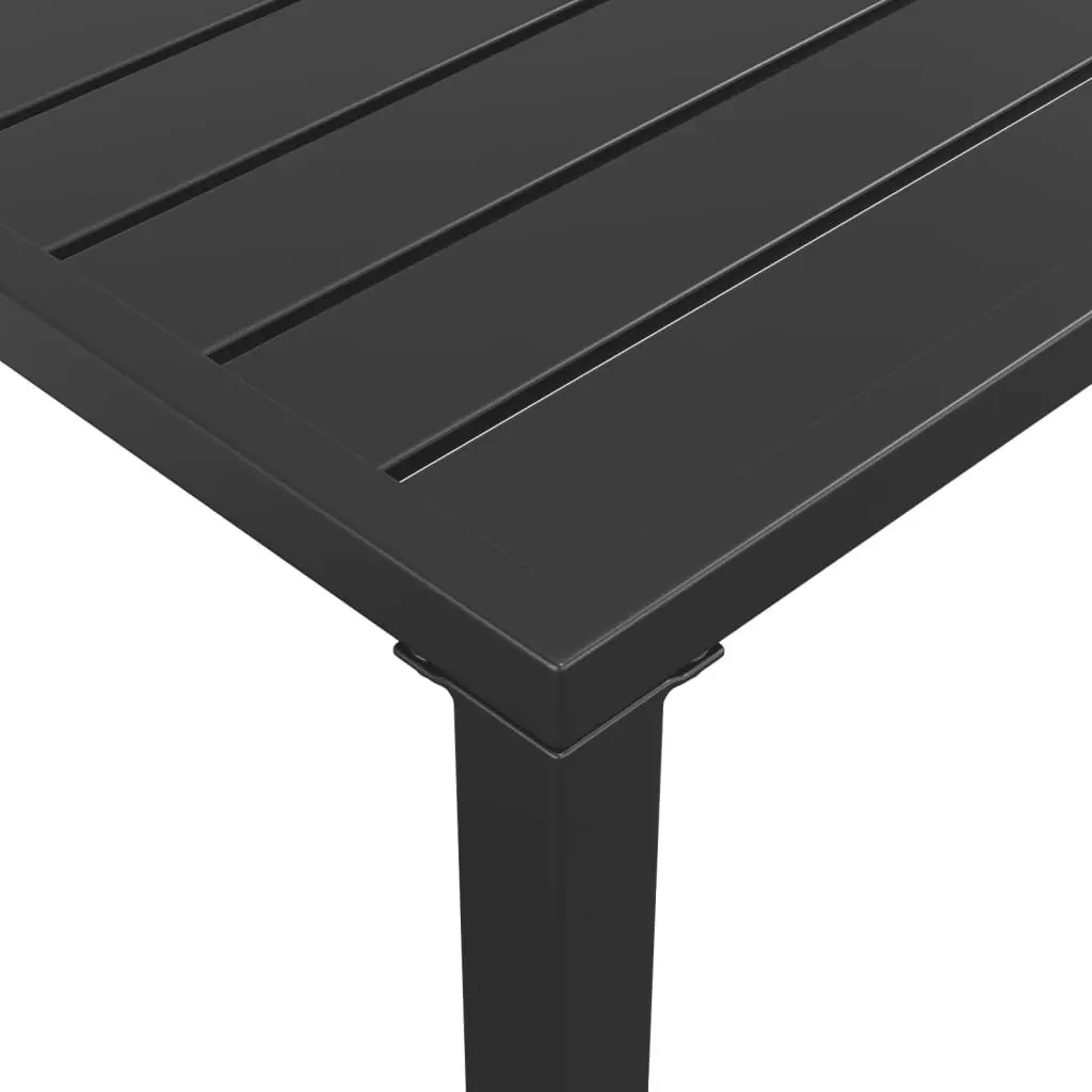 2 Piece Anthracite Garden Dining Set