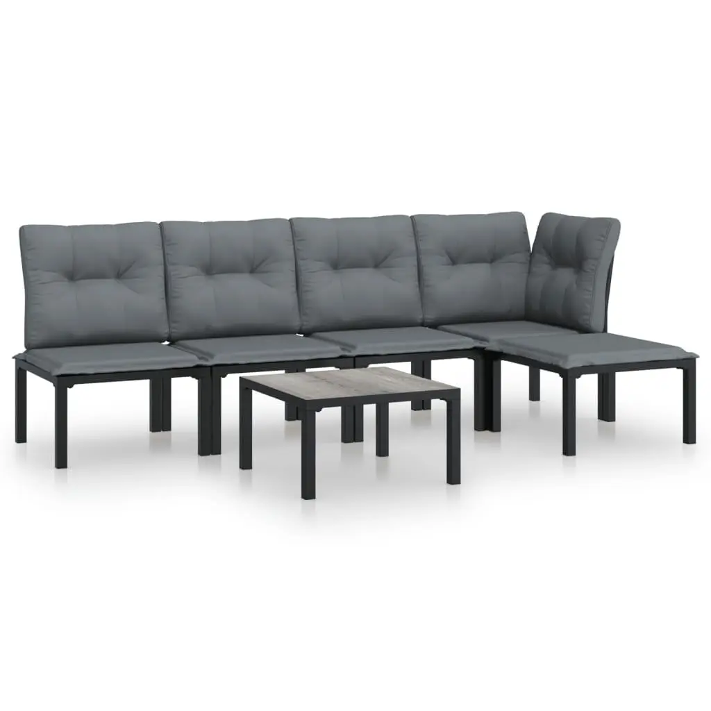 6 Piece Garden Lounge Set with Coffee Table