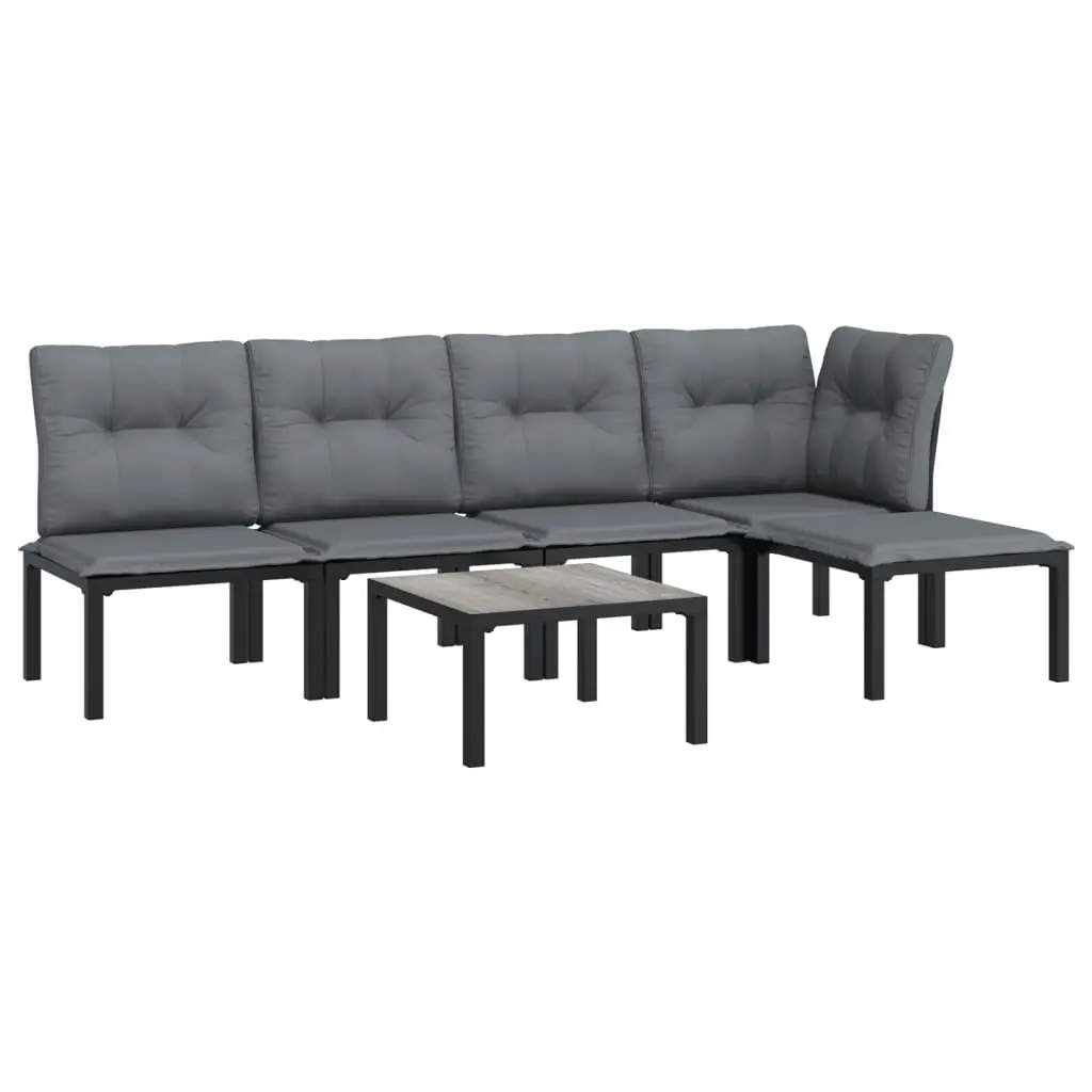 6 Piece Garden Lounge Set with Coffee Table