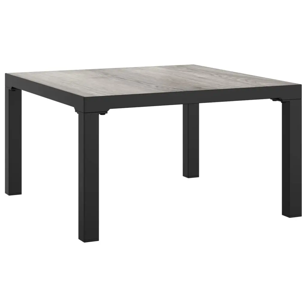 8 Piece Modular Garden Lounge Set in Black Grey
