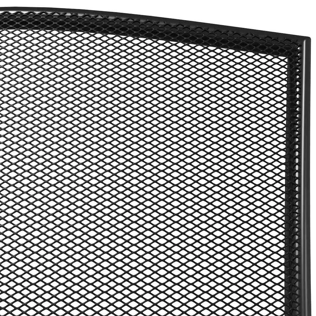 Outdoor Dining Set 9 Piece Anthracite Steel