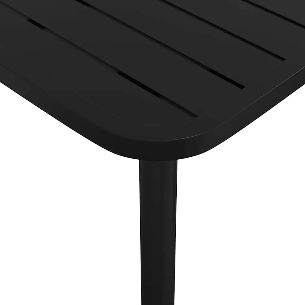 5-Piece Anthracite Patio Dining Set with Steel Frame