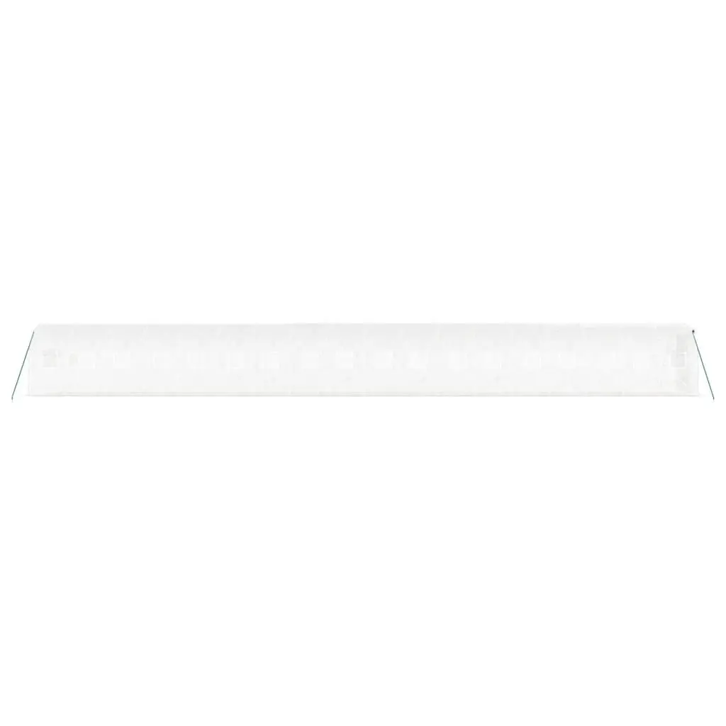 Greenhouse Steel Frame 18x2x2 m White 36 m² Polyethylene Cover