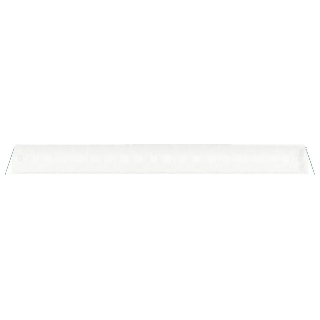 Greenhouse Steel Frame PE Cover 20x2x2m White