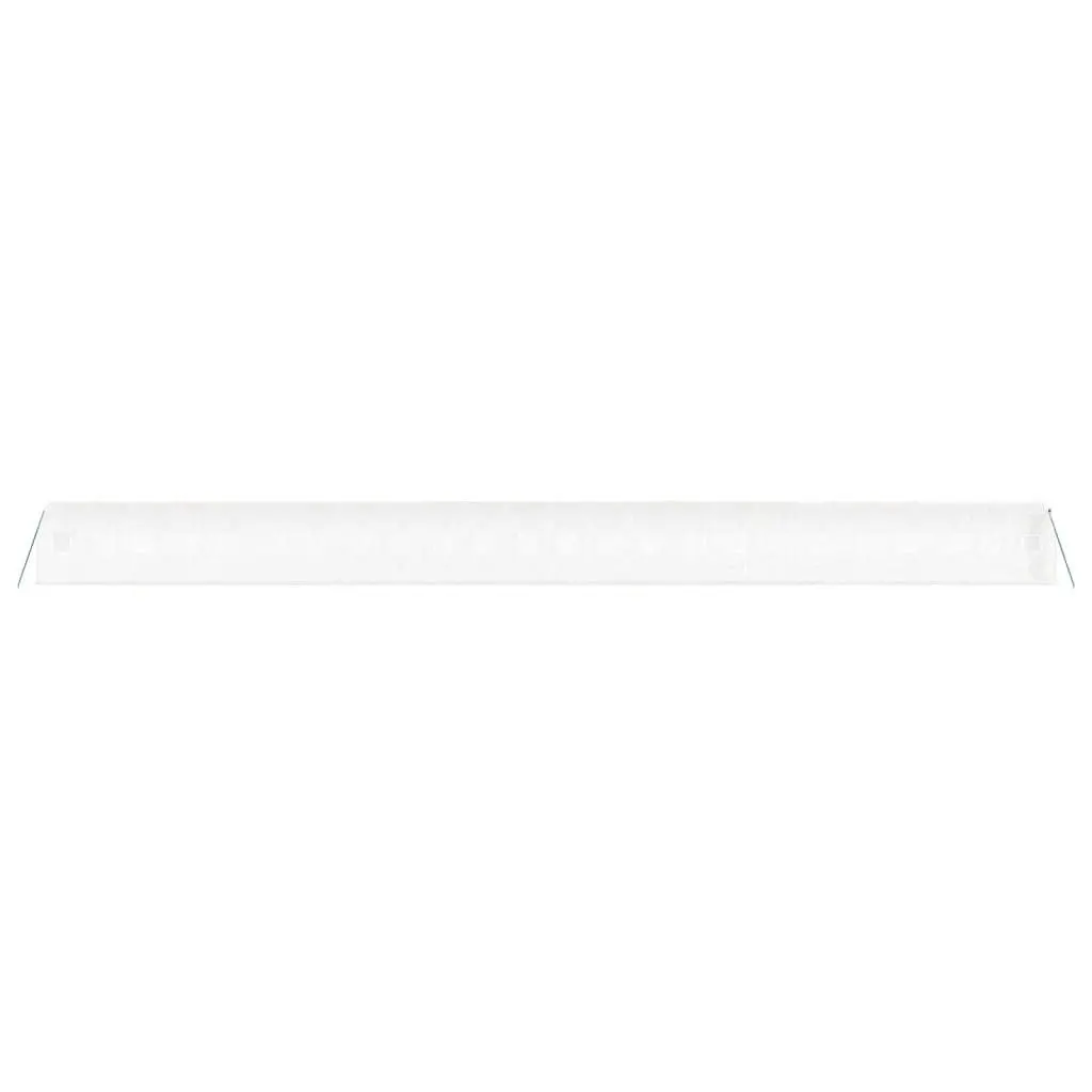 Greenhouse Steel Frame 24x2x2m White Polyethylene Cover