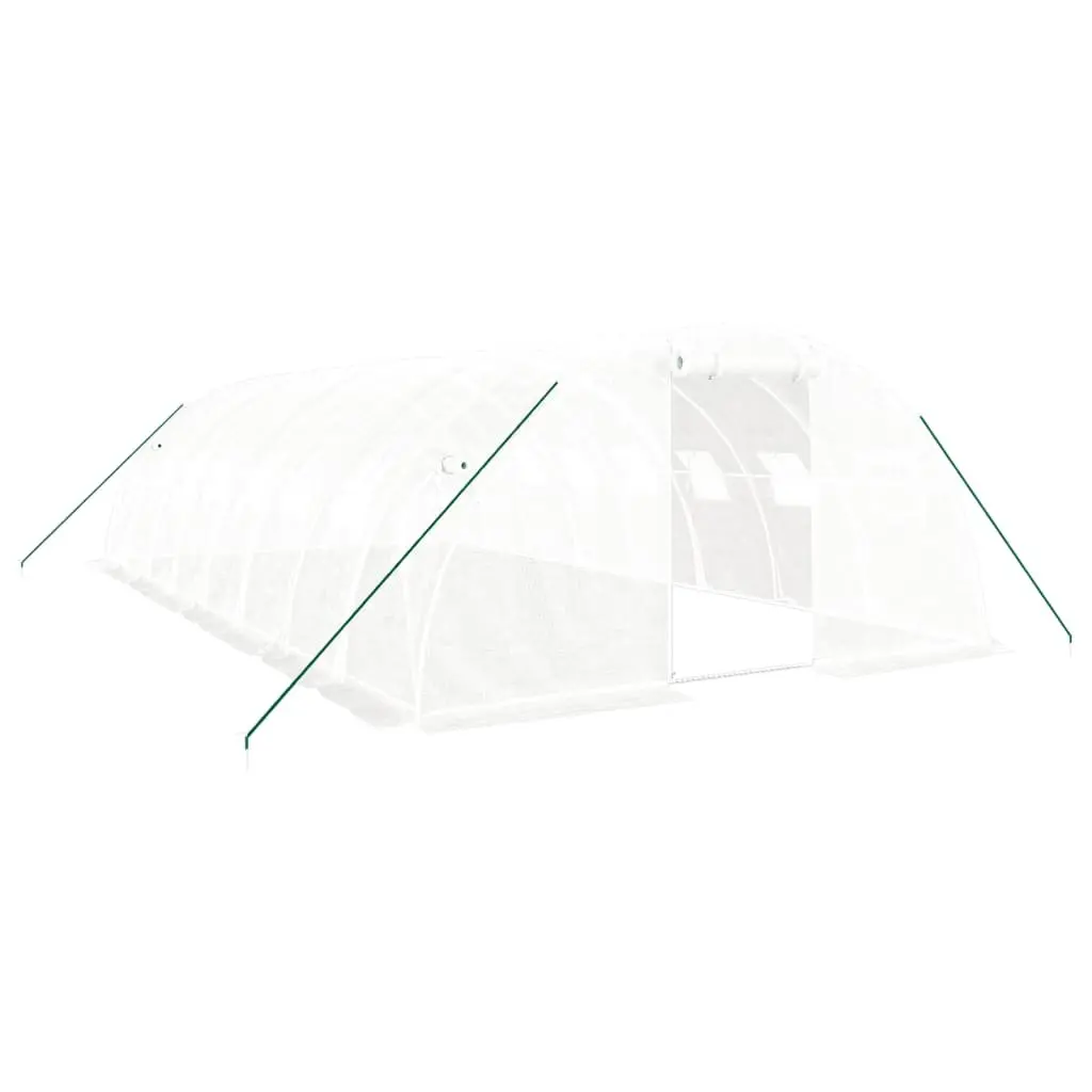 32m² Greenhouse with Steel Frame and UV Protection