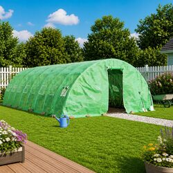 Durable 6x5x2.3m Greenhouse with PE Cover and Steel Frame
