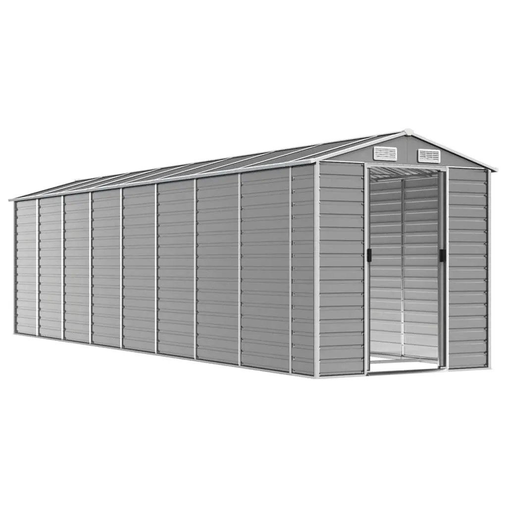 Garden Shed Galvanised Steel 191x725x198 Grey