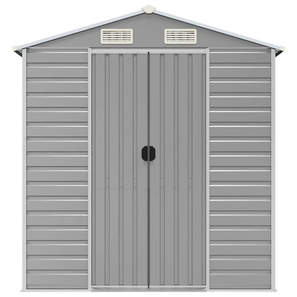 Garden Shed Galvanised Steel 191x725x198 Grey