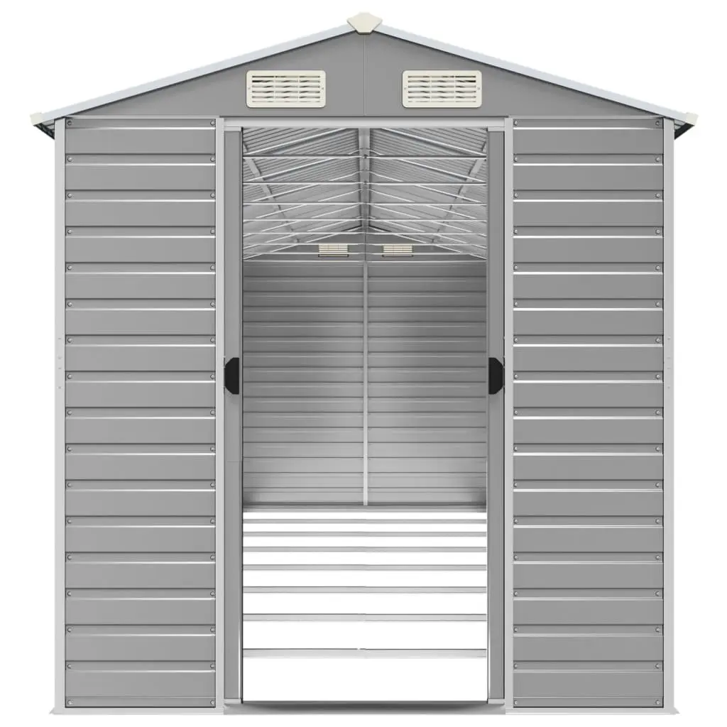 Garden Shed Galvanised Steel 191x725x198 Grey