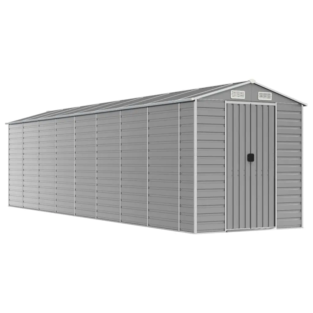 Grey Garden Shed for Outdoor Storage